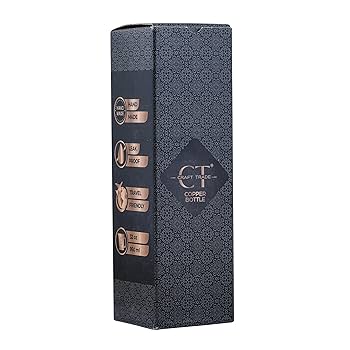 Amazon.com: Craft Trade Pure Copper Bottle with Lid and